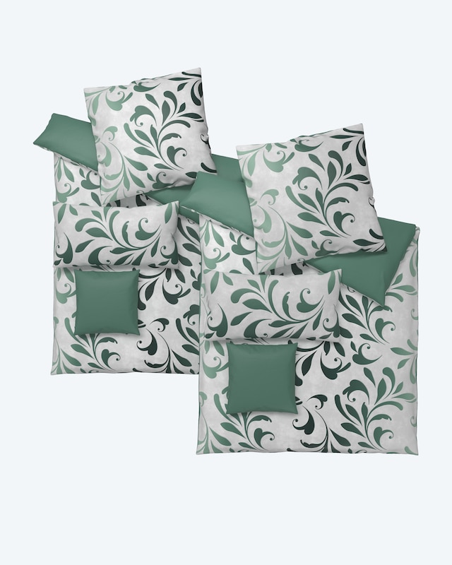 Wendebettwäsche "Elegance" mit Ombre-Effekt, 8tlg.