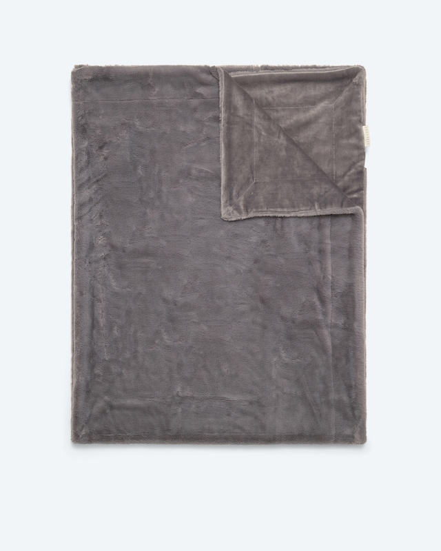 XXL-Wendedecke "Ivo" in Kaninchenfell-Optik, 1 od. 2tlg.