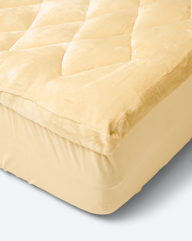 Komfort-Auflage "Cozy" in Lammfell-Optik