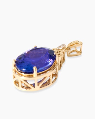 Produktabbildung 2 für Anhänger mit Tansanit und Brillanten