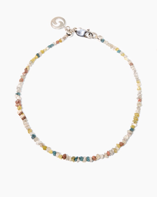 Rohdiamant-Armband mind. 5,00 ct