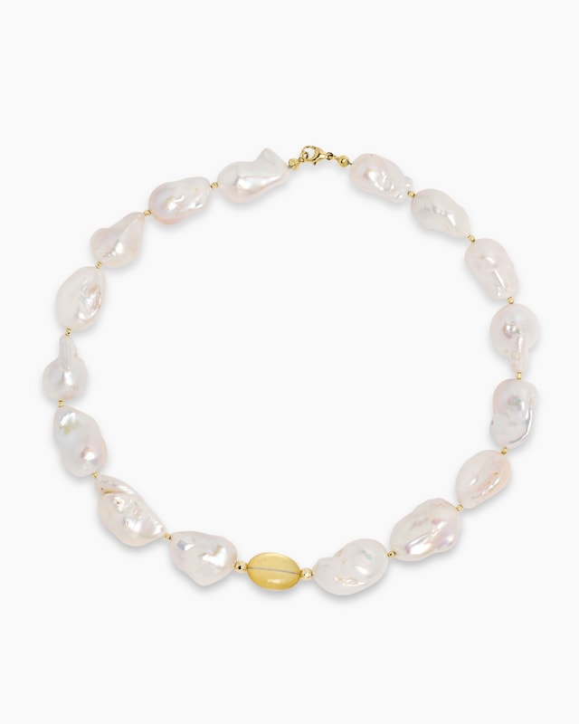 Collier aus Süßwasserzuchtperlen