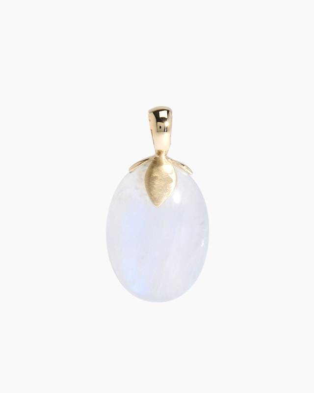 Clipanhänger mit Rainbow Mondstein