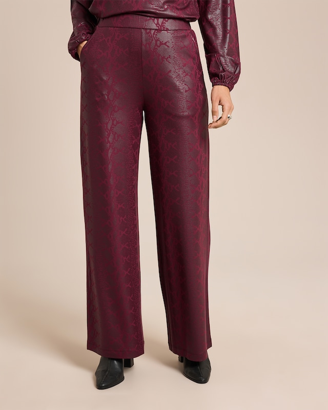 Jerseyhose mit Schlangenfoil