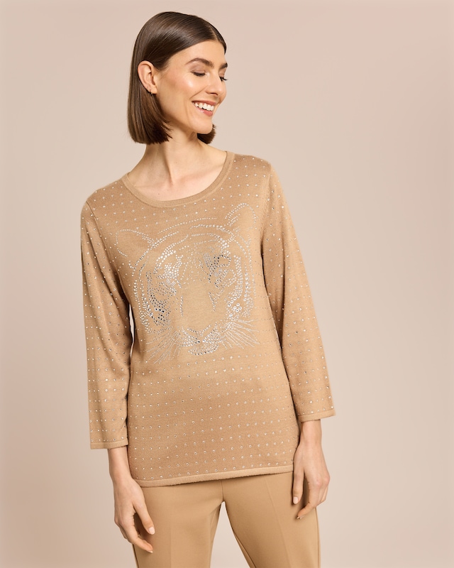 Pullover mit Deko