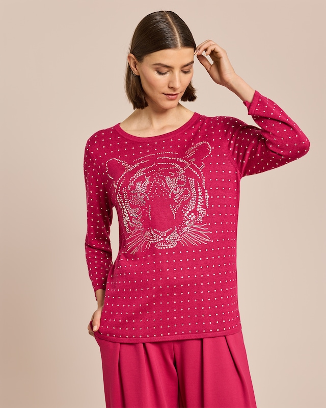 Pullover mit Deko