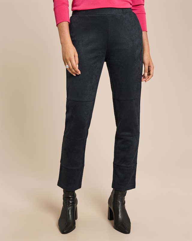 Schlupfhose aus Veloursimitat