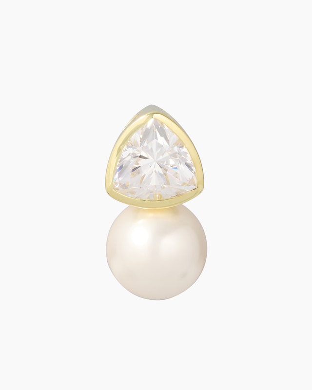 Anhänger mit Zirkonia & MK-Perle 12 mm