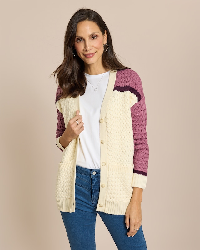 Cardigan mit Knopfleiste