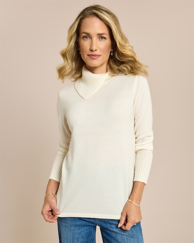 Pullover mit Rollkragen