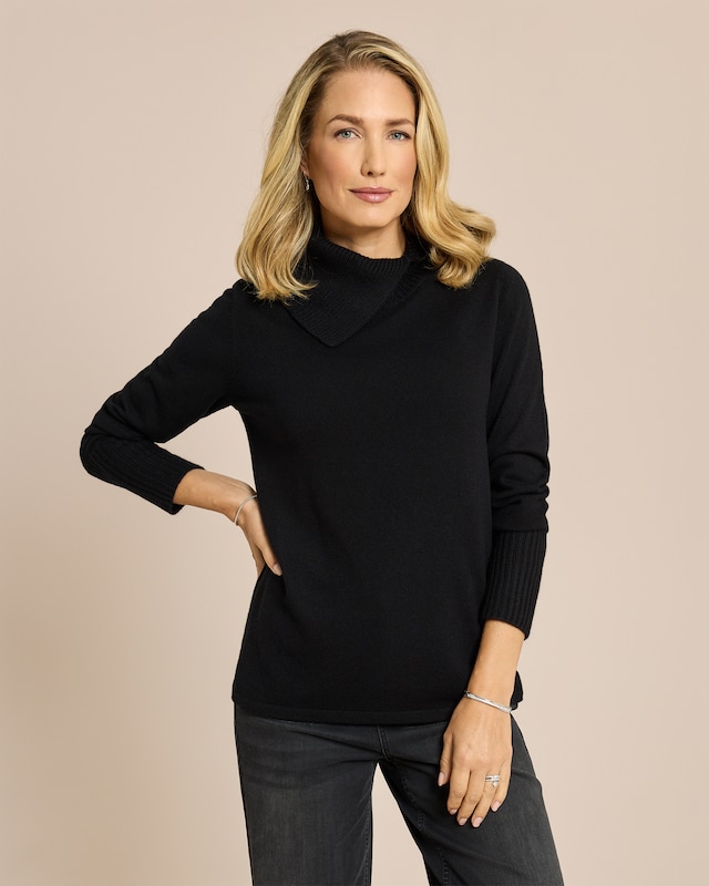 Pullover mit Rollkragen