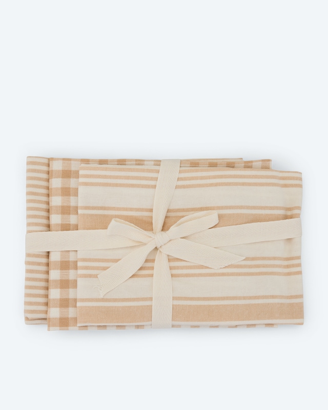 Baumwoll Geschirrtücher, 3tlg.