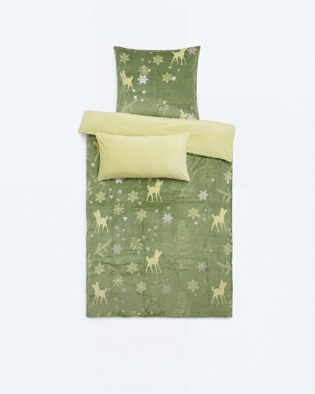 Wendebettwäsche "Wintertraum", 3tlg.