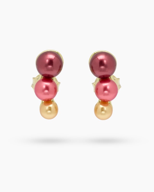 Ohrstecker mit MK-Perlen 4, 5 & 6 mm