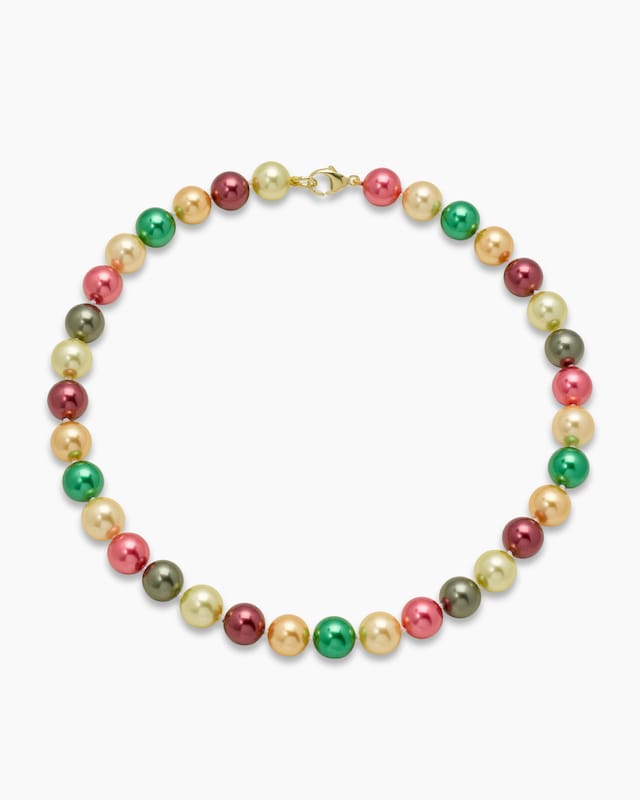 Collier aus MK-Perlen 12 mm