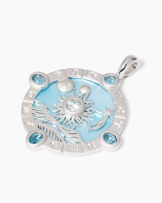 Produktabbildung 2 für Clip-Anhänger mit Topas, Perlmutt & Zirkon