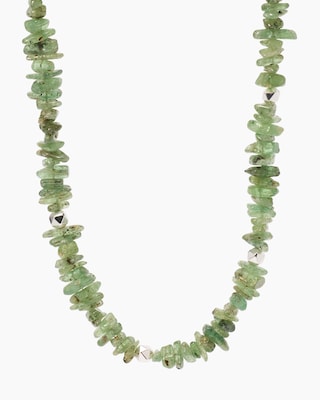 Produktabbildung 1 für Collier mit Kyanit und Hämatit