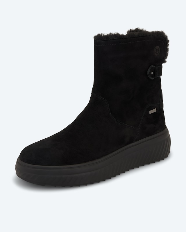 Stiefelette mit Fell