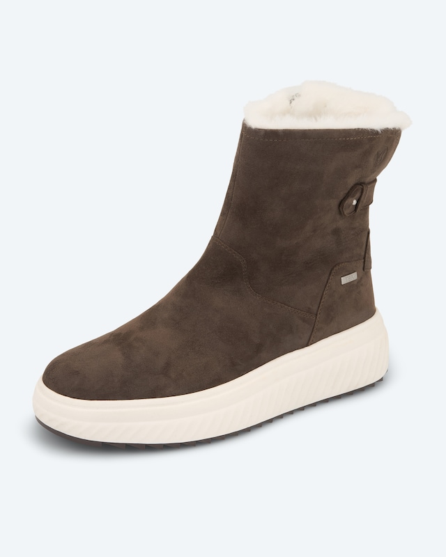Stiefelette mit Fell