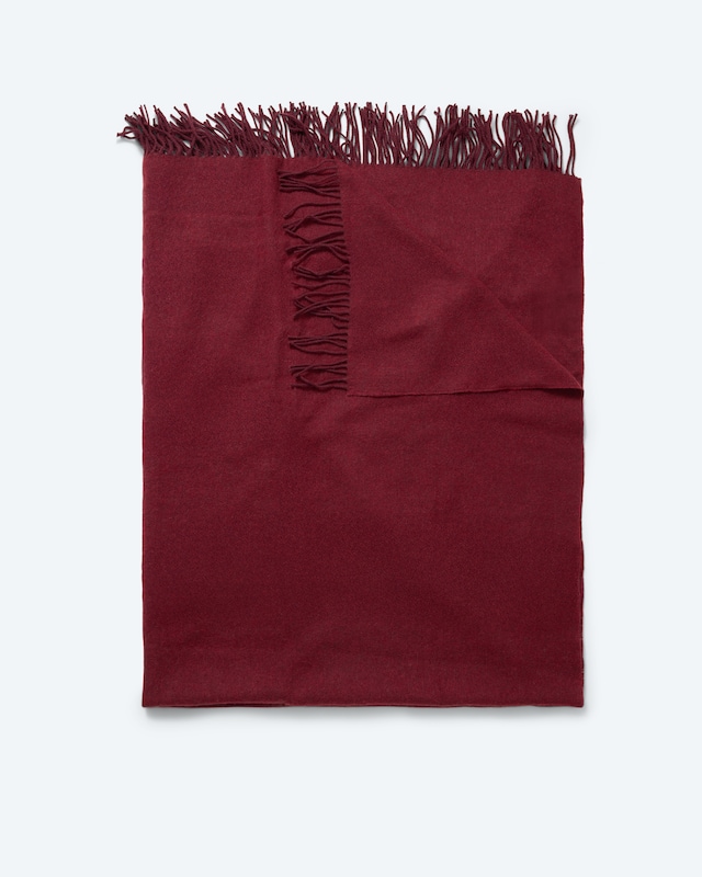 Jacquard-Wohnplaid aus Wolle