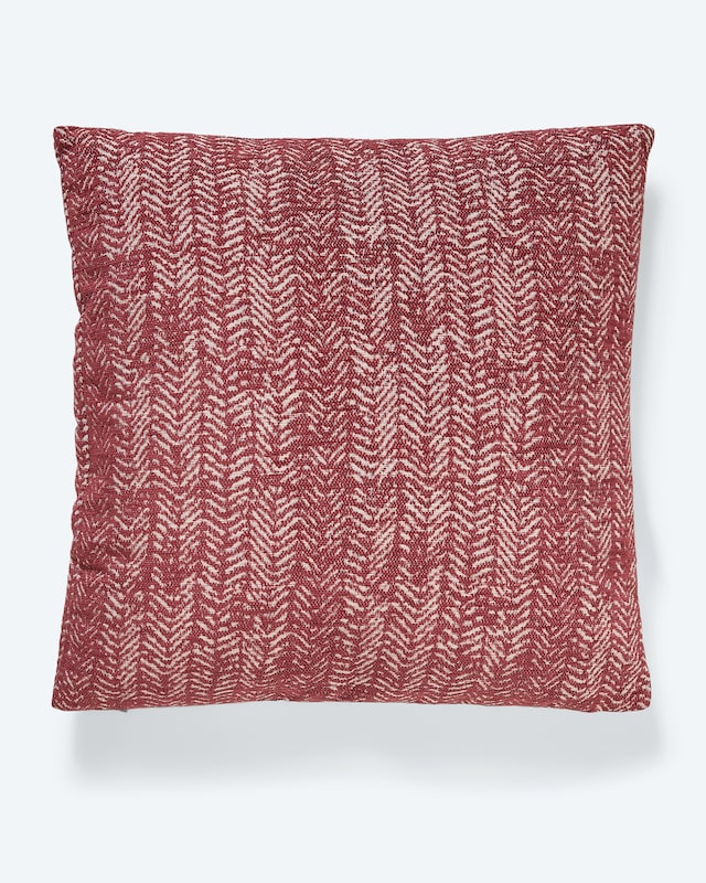 Dekokissen aus Chenille-Jacquard