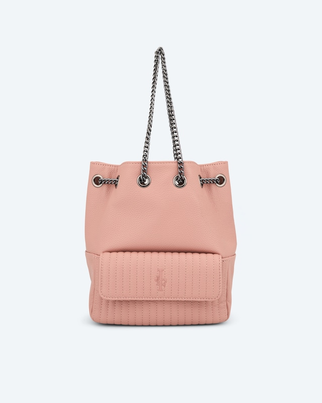 Zugbeutel mit gesteppter Vordertasche