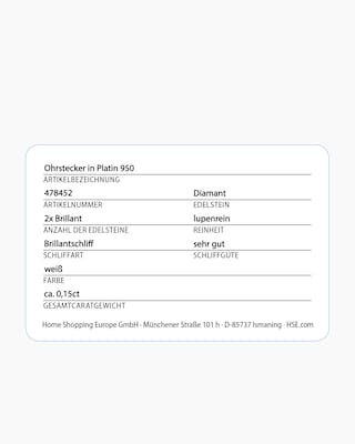 Produktabbildung 4 für Brillant-Ohrstecker 0,15 ct