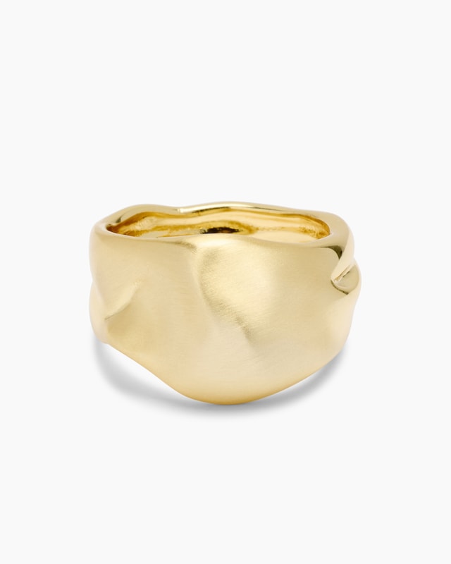 Ring mit gebürstetem Finish