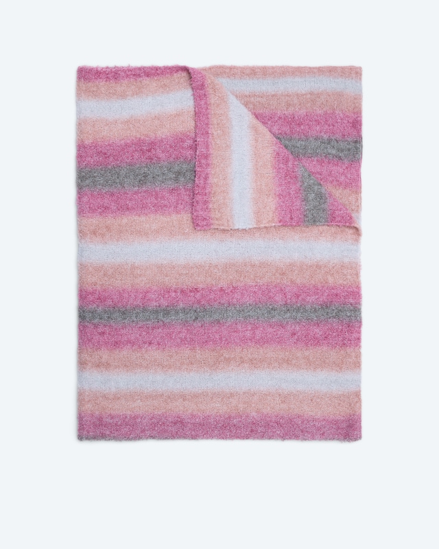 Wohnplaid Wollblend "Chevron"