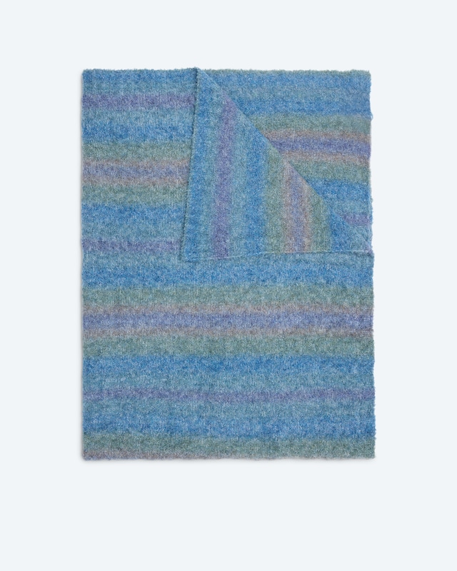 Wohnplaid Wollblend "Chevron"