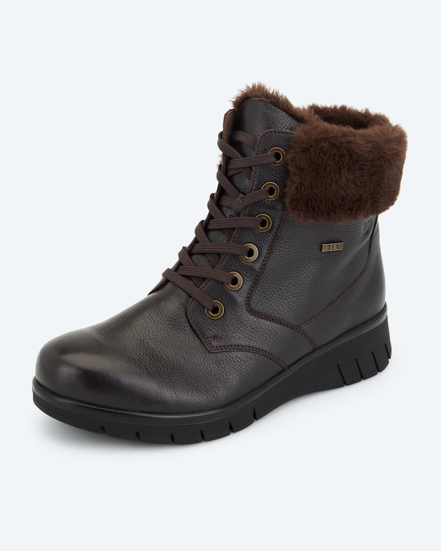 Boot in H-Weite mit Fellrand