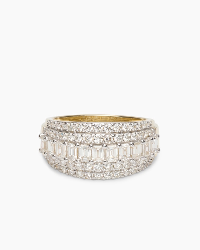Ring mit Brillant & Diamant ca. 2,00 ct