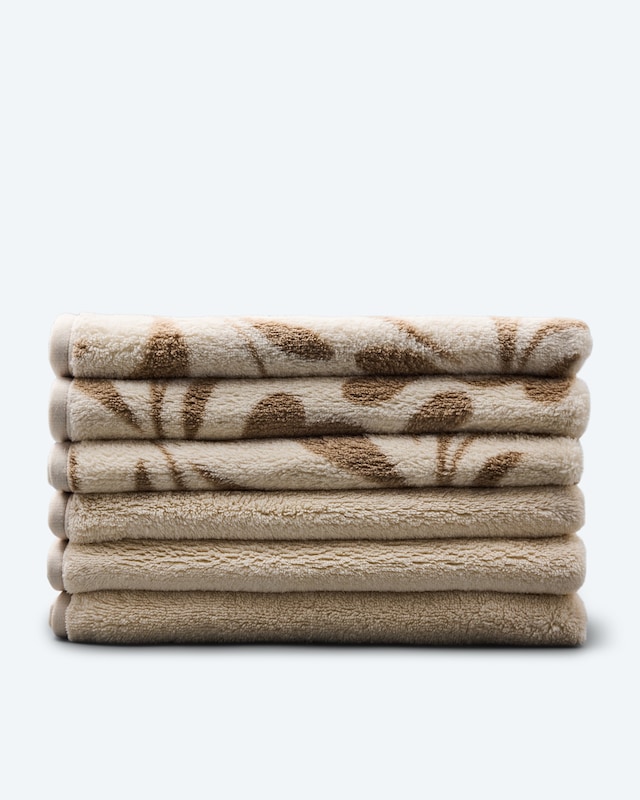 MegaFlausch Gäste-Handtuchset "Elegance", 6tlg.