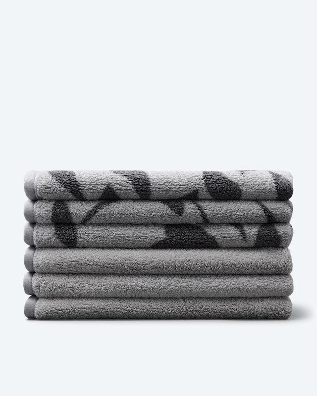 MegaFlausch Gäste-Handtuchset "Elegance", 6tlg.