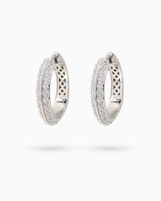 Produktabbildung für Creolen mit Zirkonia