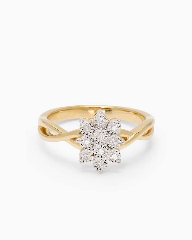 Brillantring 0,08 ct