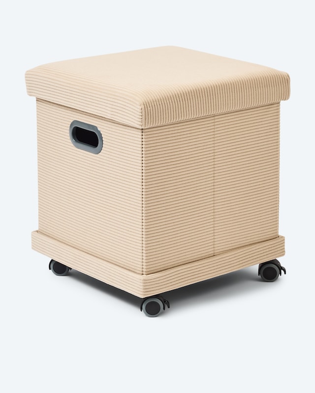 Sitz- und Aufbewahrungshocker "Kord"