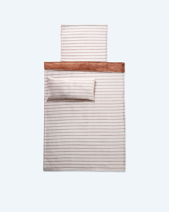 Produktabbildung für Wendebettwäsche "Nadelstreifen", 3tlg.