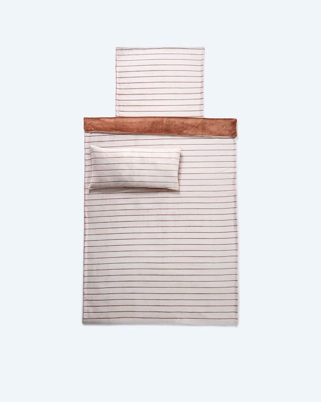 Wendebettwäsche "Nadelstreifen", 3tlg.