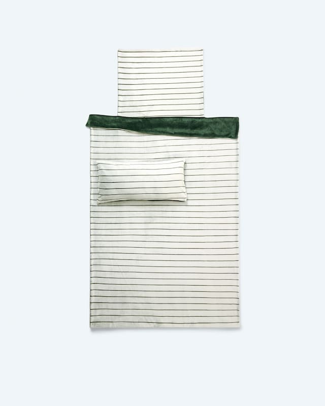 Wendebettwäsche "Nadelstreifen", 3tlg.