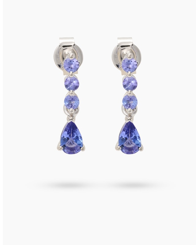 Ohrstecker mit Tansanit AAA