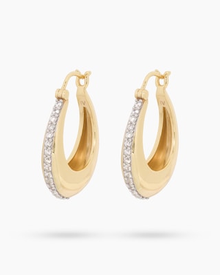 Produktabbildung 1 für Creolen mit Zirkon