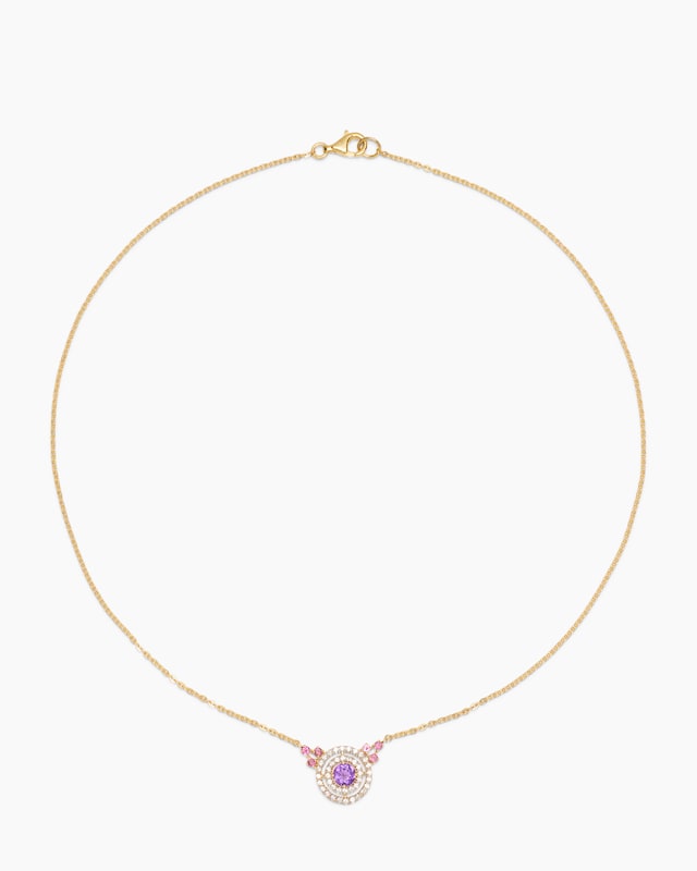 Collier mit Amethyst
