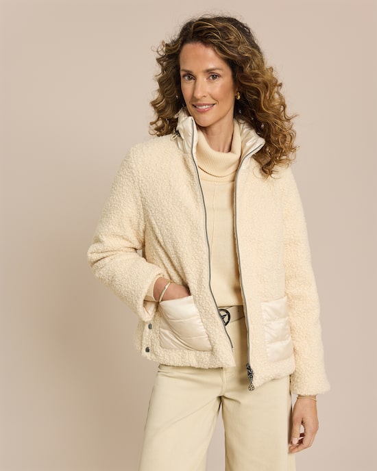 Produktabbildung für Bouclé-Jacke zum Wenden