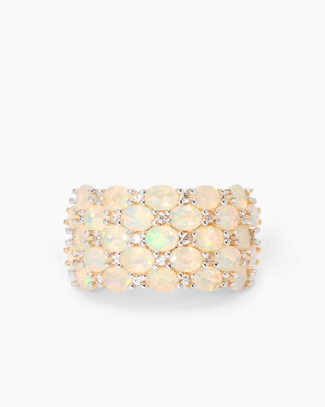 Ring mit Äthiopischem Opal