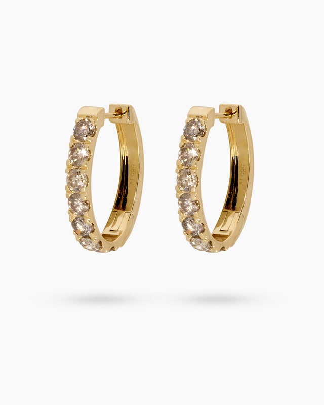 Brillant-Creolen 3,0 ct