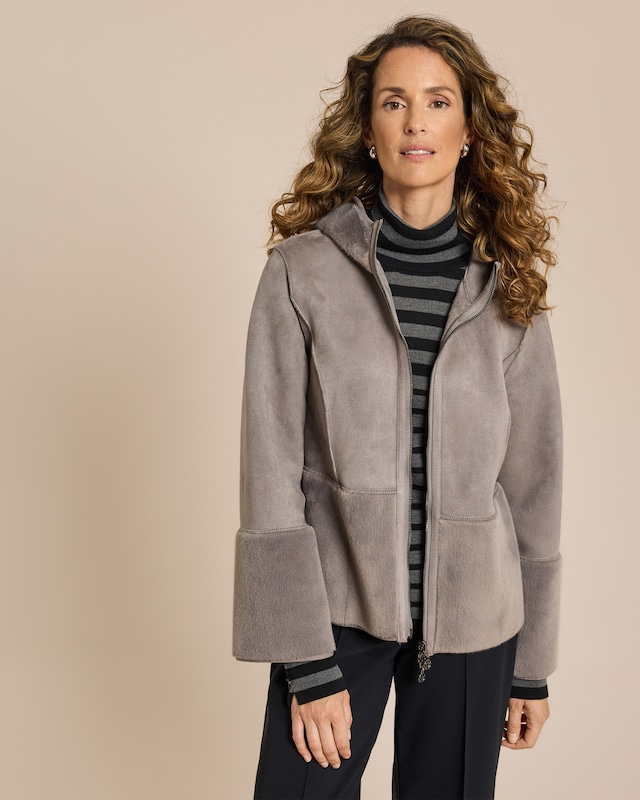 Felljacke zum Wenden