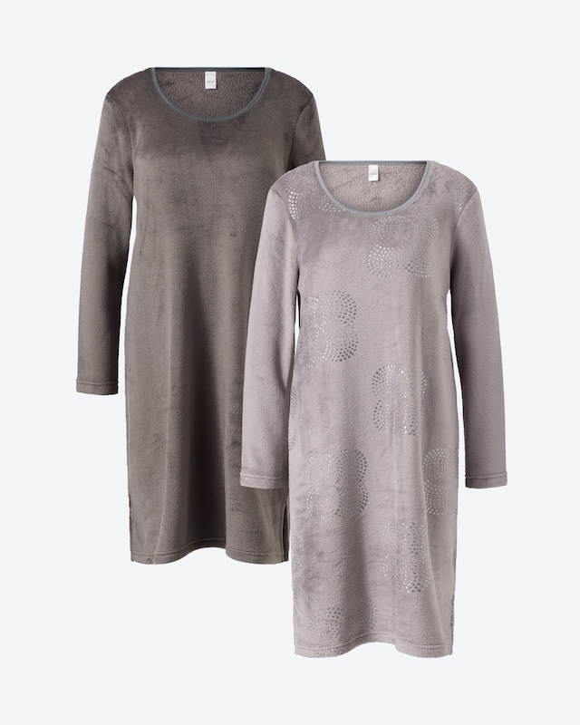 Night Shirt "Glitter", 2 Stück