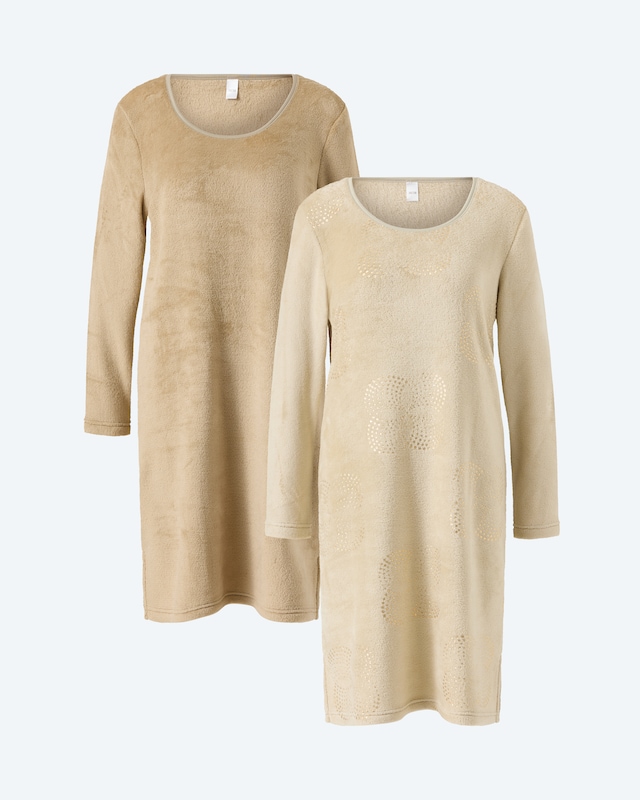 Night Shirt "Glitter", 2 Stück