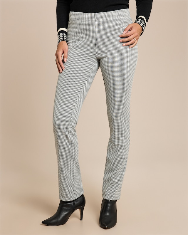 Schlupfhose mit Jacquard Muster